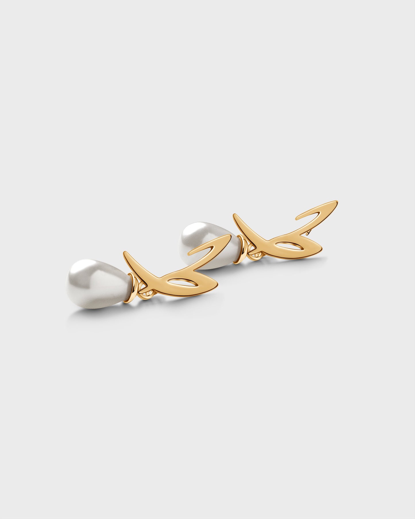 Calligraphed Initial Earring ط