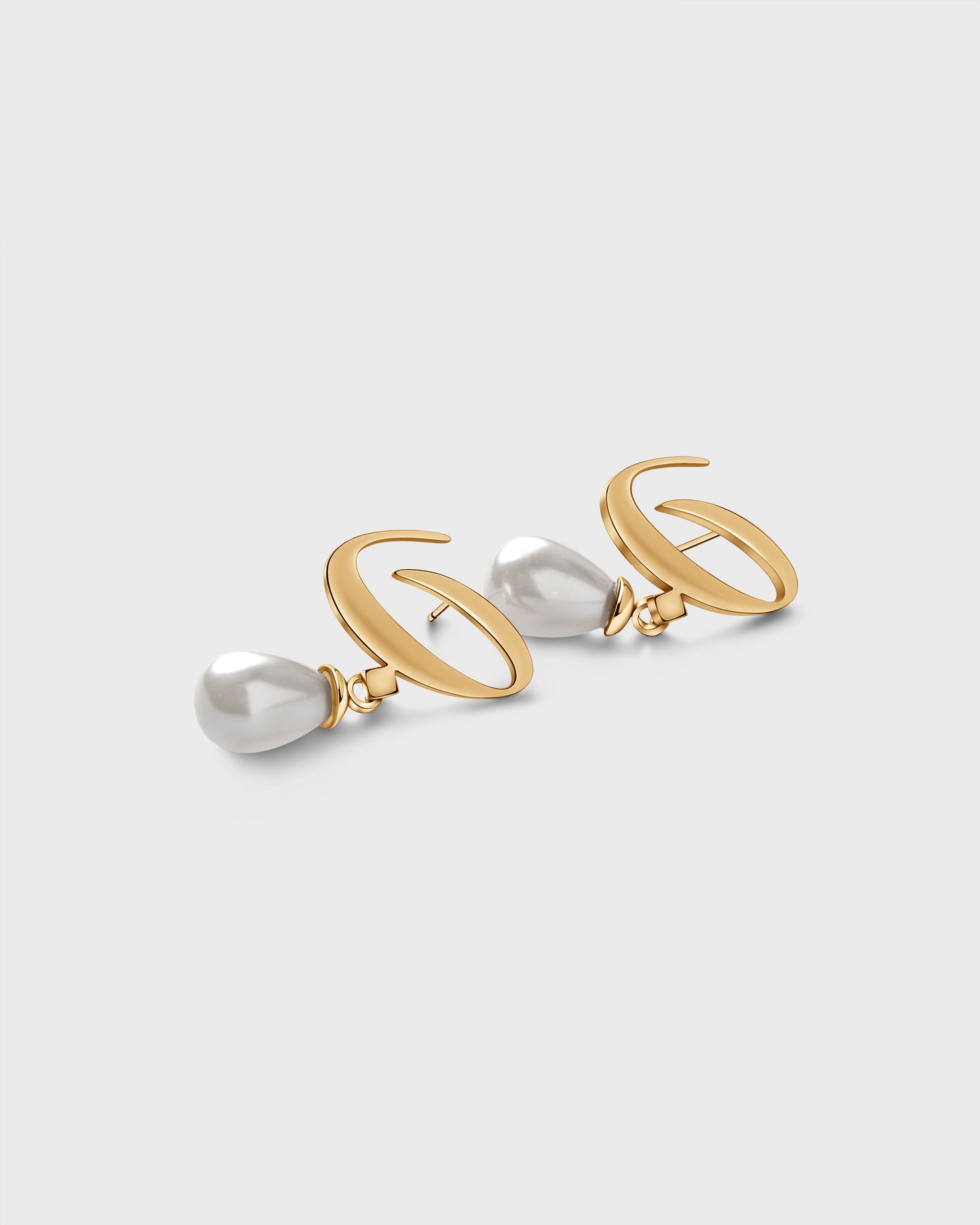 Calligraphed Initial Earring ب