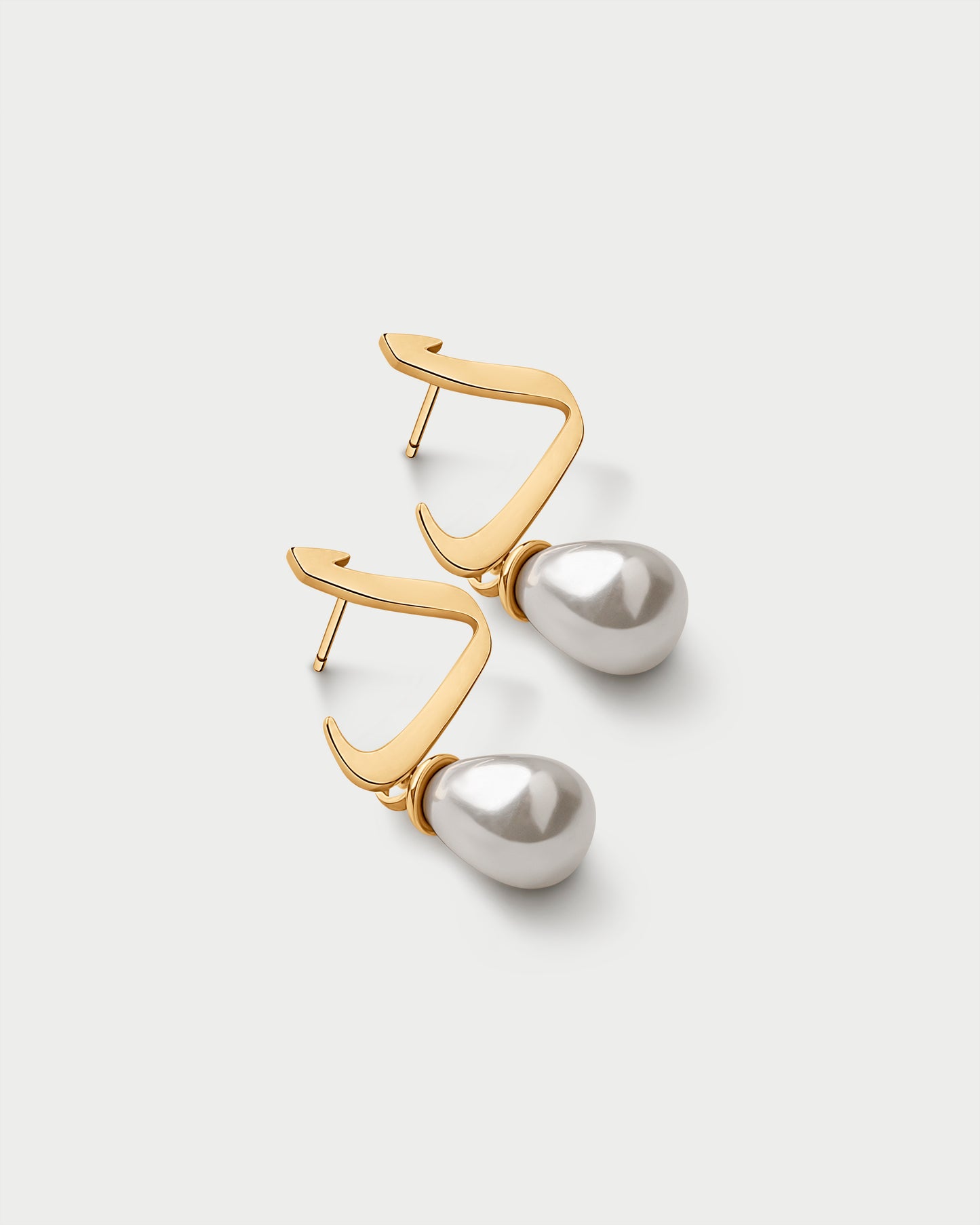 Calligraphed Initial Earring د